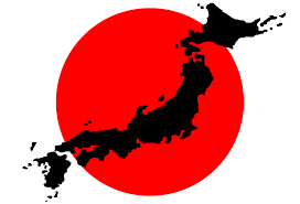 バイナリーオプションの国内業者を表現した日本列島全体図